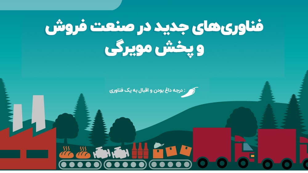 اینفوگرافیک ترندهای فناوری جدید در صنعت فروش و پخش مویرگی