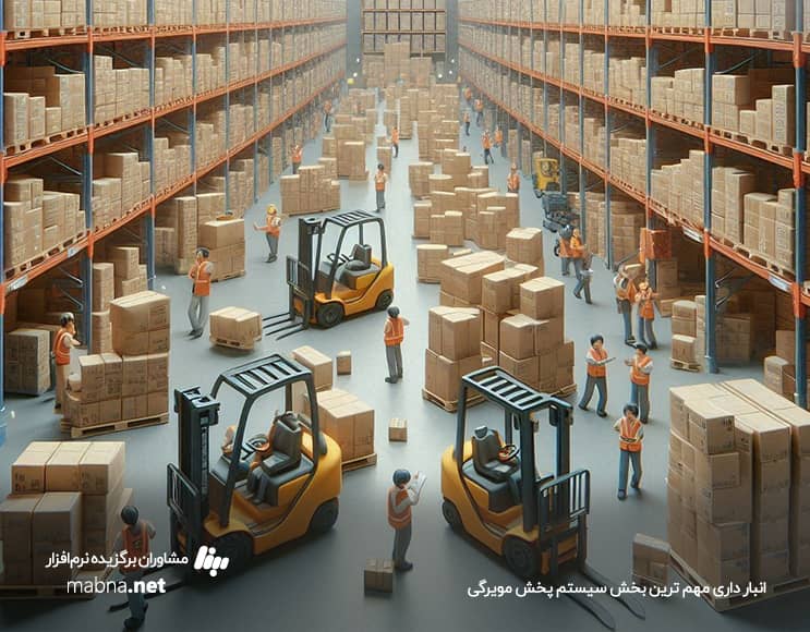 پخش مویرگی و انبار داری