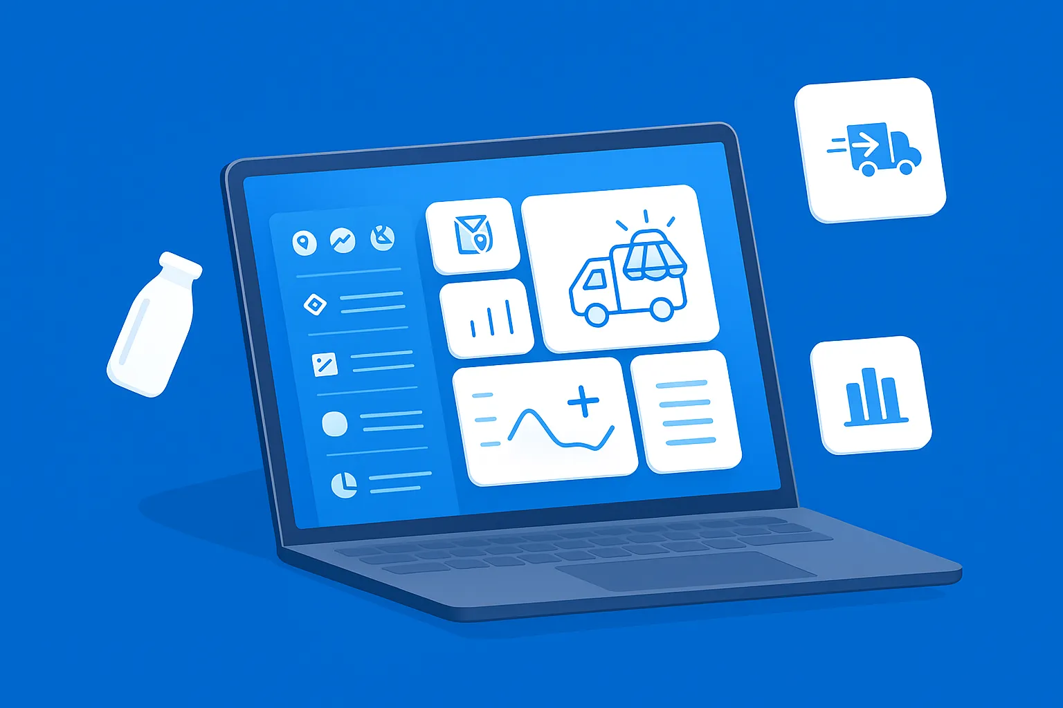 نرم افزار پخش مویرگی لبنیات - نرم افزار حسابداری پخش لبنیات