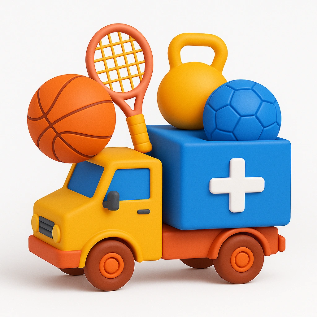 نرم افزار پخش لوازم ورزشی